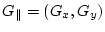 $G_{\parallel }=(G
_x,G_y)$