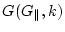 $\displaystyle G(G_\parallel ,k)$