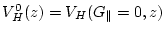 \( V_H^0(z)=V_H(G_\parallel =0,z) \)