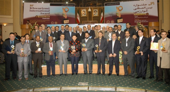 "Photo2: Winner's group photo. The third from the left front is Dr. Ajayan Vinu" Image