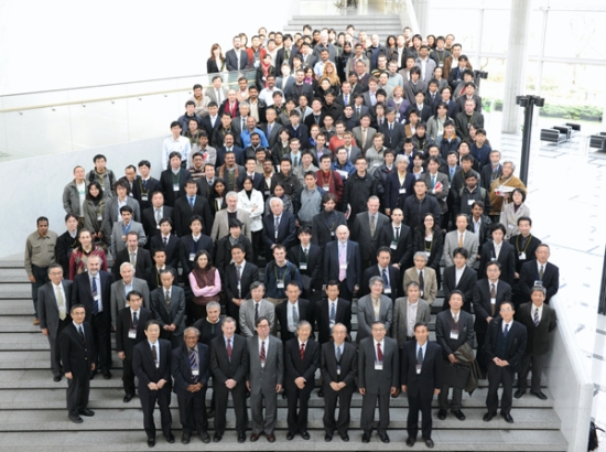 "Group Photo taken at the entrance of the EPOCHAL TSUKUBA on March 3, 2010" Image