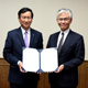 NIMS President Dr. Hono with Prof. Takada, President of PhoSIC