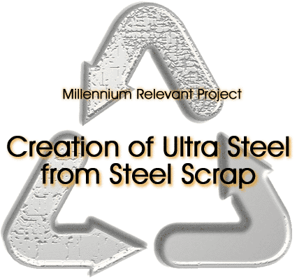 Creation of Ultra Steel from Steel Scrap Logo