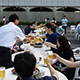 「Annual summer beer party was held on July 19th.」の画像