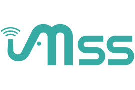 「MSSのロゴマーク。MSSを示す文字と、犬以上の嗅覚を持つ象のイメージを重ね合わせている。」の画像