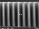 Silicon line pattern etching(depth 40um)