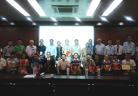 Award winners and people involved　(Ms. Yang is at center of the 2nd row.) 