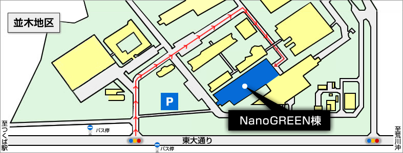 並木地区　実験棟平面図