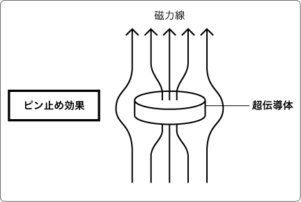 ピン止め効果