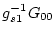 $\displaystyle g_{s1}^{-1} G_{00}$