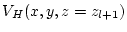 $V_H(x,y,z=z_{l+1})$