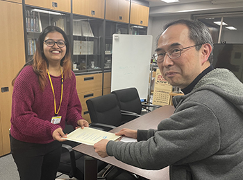 The 3rd CMSM Research Exchange Meeting was held, and Mouli Roy Chowdhury won the best poster award01