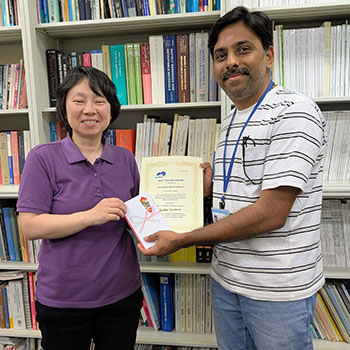 The 7th CMSM Research Exchange Meeting was held, and Dr. Murali Krishnan Manikketh won the best poster award01