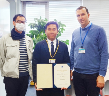 NIMS 2025 Student Seminarにて「Best Oral Presentation Award」を受賞01