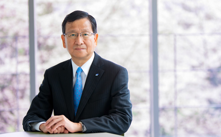 Image of NIMS President Kazuhiro Hono