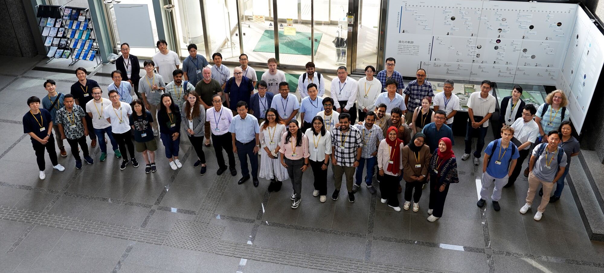 Group photo of ICGP students and officials