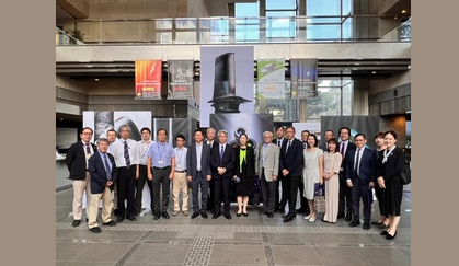 Group photo with the delegation of the Academia Sinica members