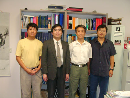 "From left to right: Prof. Wang (ISEM), Dr. Kimura (MEL), Prof. Dou, ISEM Director and Dr. Cheng (ISEM)" Image