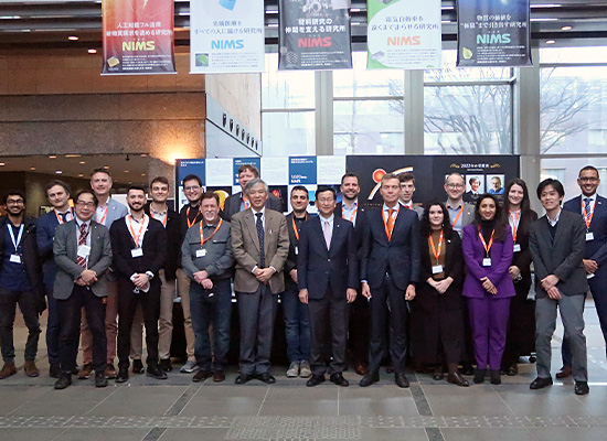 "Group photo of the Dutch delegation with NIMS President Dr. Hono and other NIMS Staff" Image