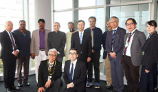 Directors from Indian Universities with President Hono and NIMS staffs.