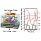 Organic dual-gate anti-ambipolar transistor designed to perform an AND logic gate operation.