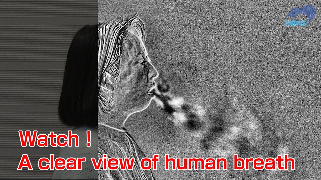 Watch!  A clear view of human breath, droplets and the value of wearing a mask
