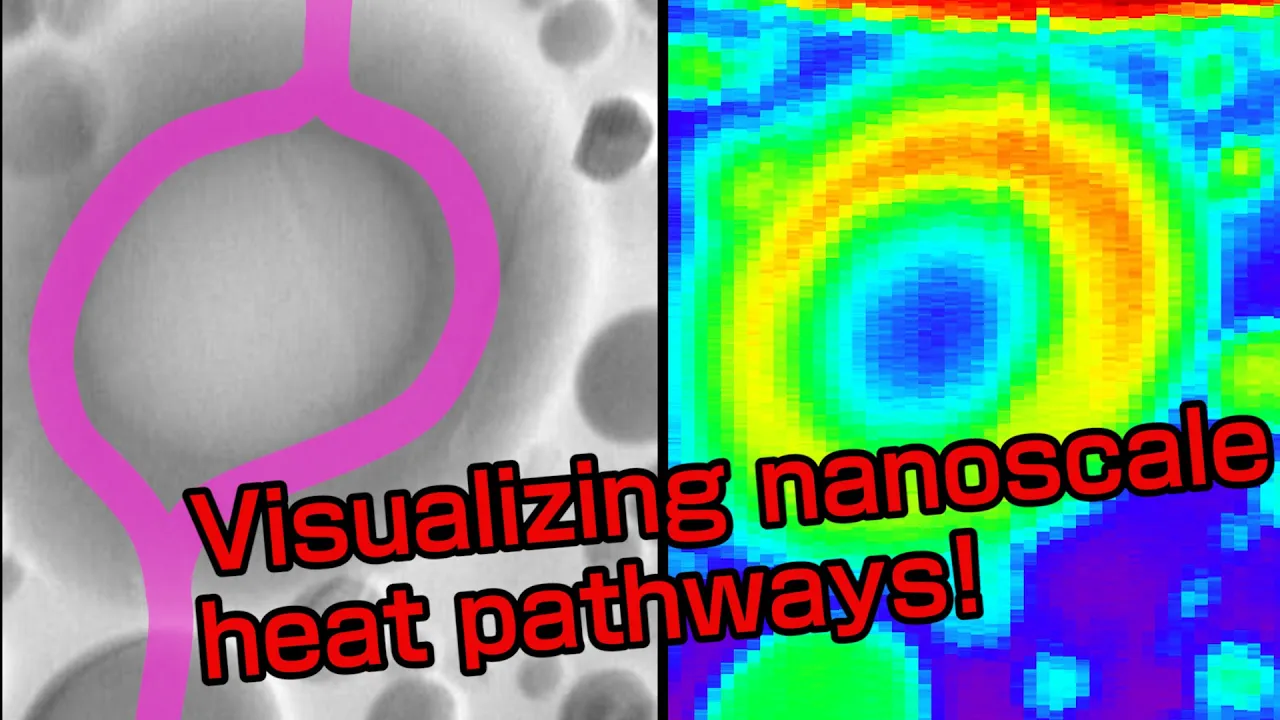 Visualizing nanoscale heat pathways in composite materials