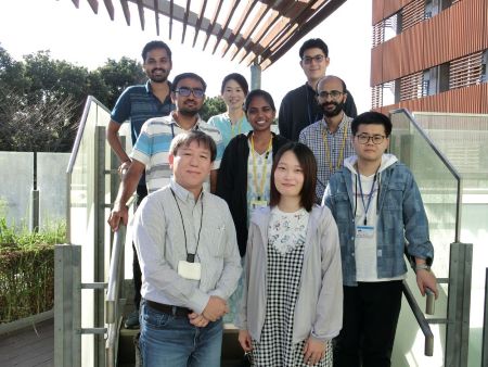 Ms. Morimoto (Osaka Metropolitan University) stayed with us under the NIMS internship program