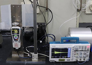 Shock absorption testing machine