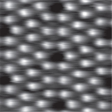 Title:Atomic resolution with third flexural mode