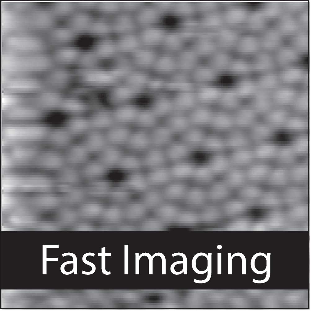 Title:AM-AFM atomic resolution in UHV