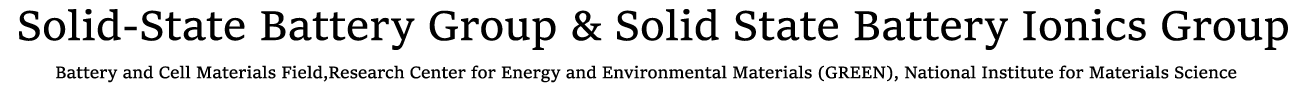 Solid-State Battery Group & Battery Interface Control Group/NIMS