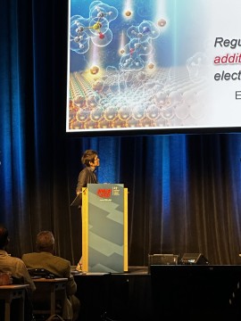 Group Leader Mandai delivering a keynote lecture at IMLB 2026