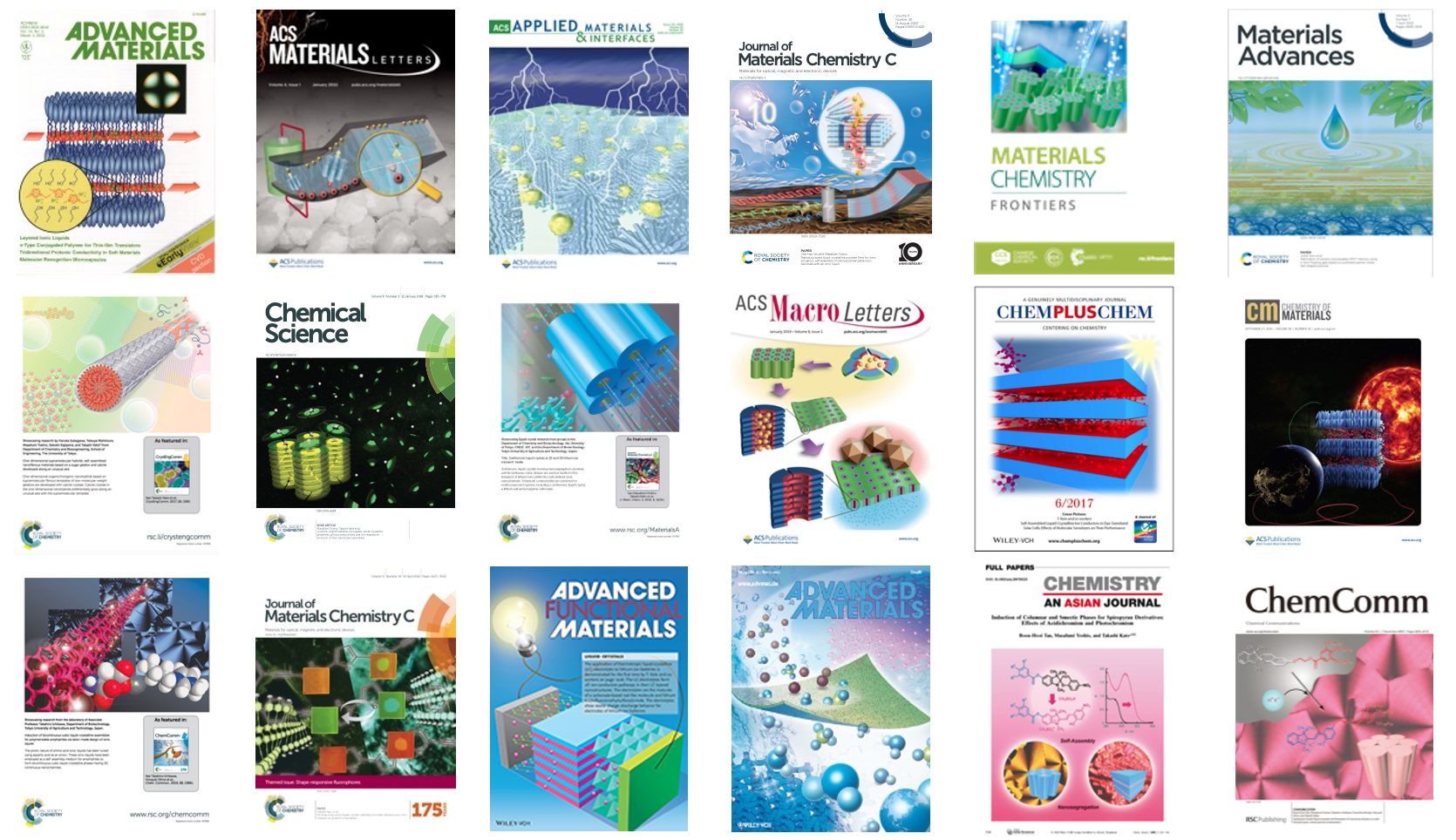 Researches Selected as Cover Pictures