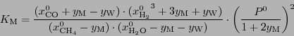 \begin{displaymath}
\ensuremath{K_{\mathrm{M}}}= \frac{(x^0_{\ensuremath{\mathrm...
...\left( \frac{P^0}{1 + 2 \ensuremath{y_{\mathrm{M}}}} \right)^2
\end{displaymath}