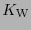 \ensuremath{K_{\mathrm{W}}}