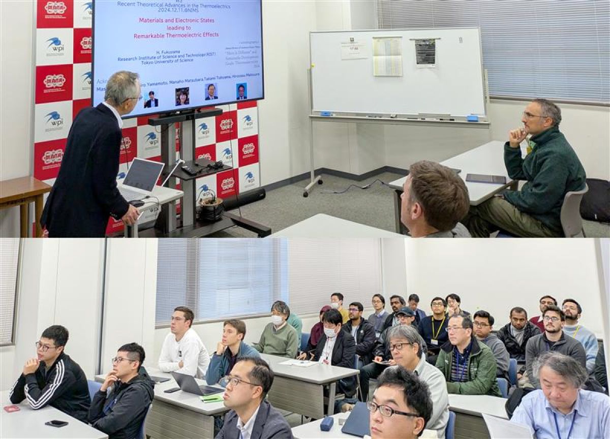 Workshop on Recent Theoretical Advances in Thermoelectricsの様子