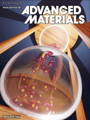 「Advanced materials 」の表紙