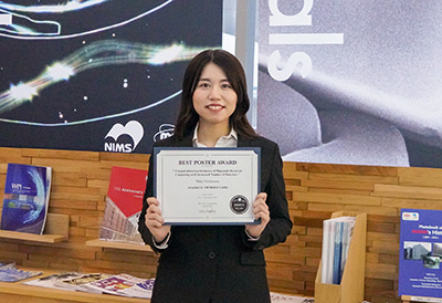 Maki NIshimura, NIMS Junior Researcher