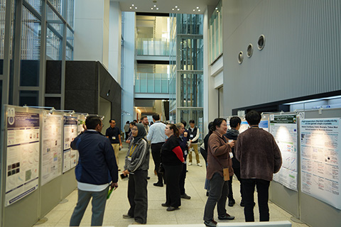 Poster session's photo