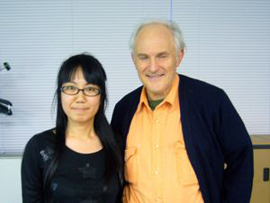 Chiaki Yoshikawa, MANA independent scientist, and Harry Kroto