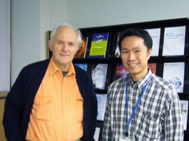 Harry Kroto and Jun Nakanishi