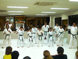 Karate class