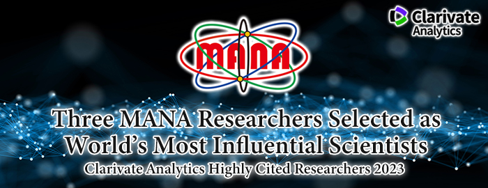 MANA Researchers Selected as World's Most Influential Scientists 2023