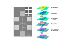 Figure 2. Gap-type atomic switch fabrication