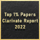 Top 1% Papers Clarivate Report 2022