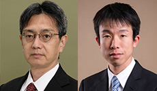 長尾忠昭 グループリーダーと、石井智 主幹研究員