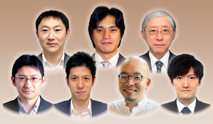受賞したNIMS研究者6名の顔写真