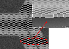 GaAs photonic crystal waveguide