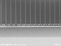 100 nm line patterns(bilayer resist)
